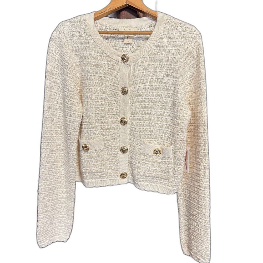 🎉😀CLEARANCE SALE!!😀🎉JESSICA SIMPSON NWT Cropped Cardigan Sweater
